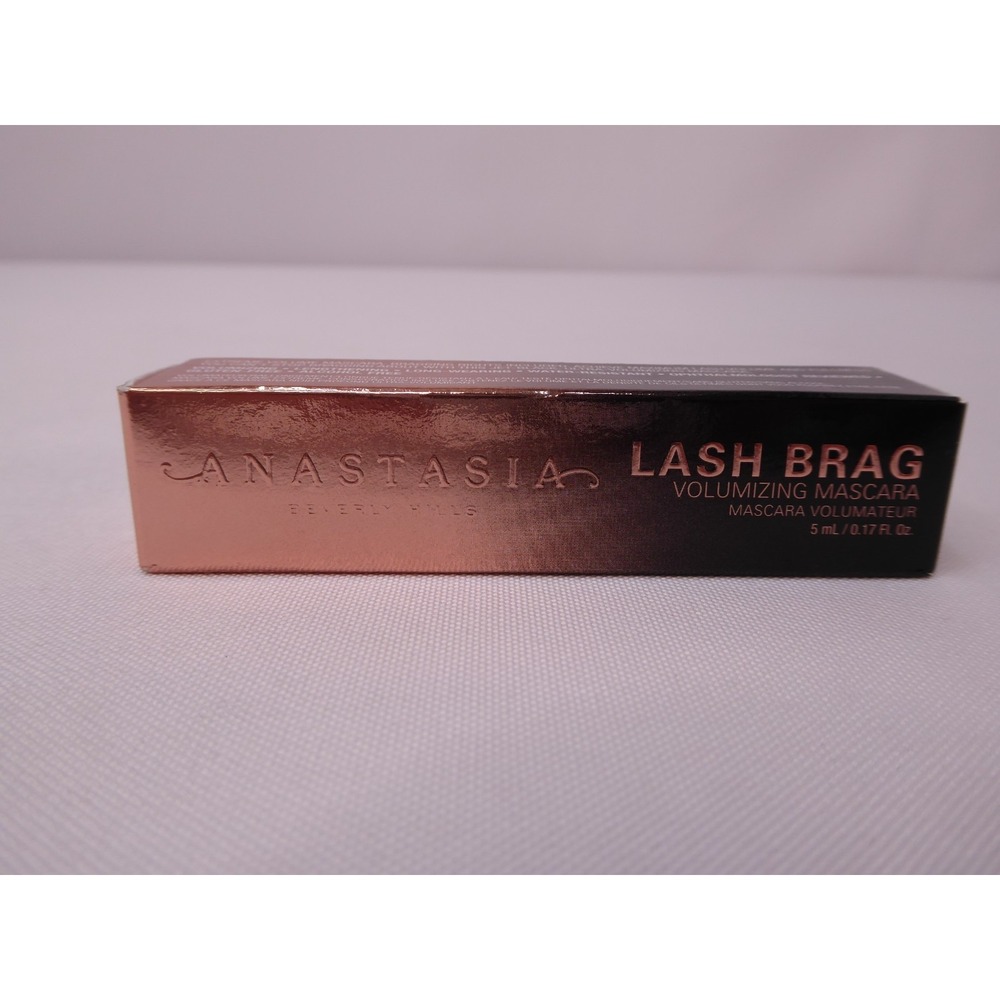 New Anastasia Lash Brag Black Voluminizing Mascara .17 fl oz Travel Mini Size - Picture 1 of 3